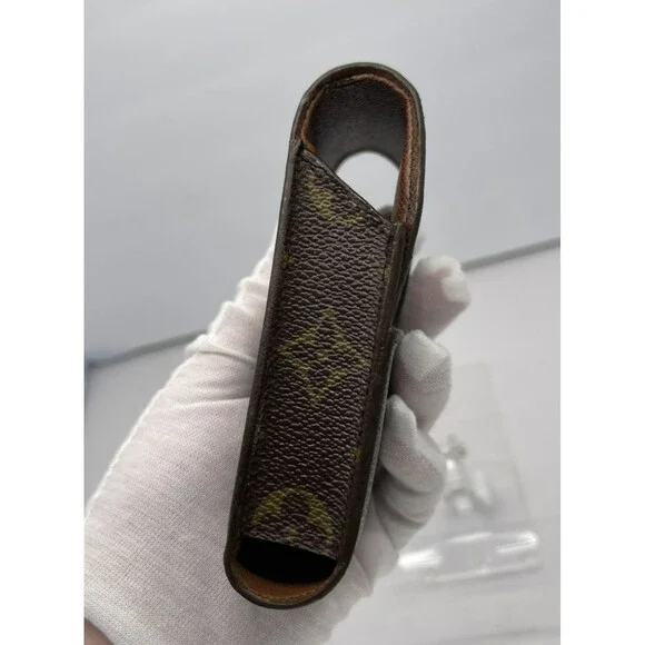 Authentic Louis Vuitton Brown Monogram Cigarette Tobacco Case Versatile case - Picture 8 of 15